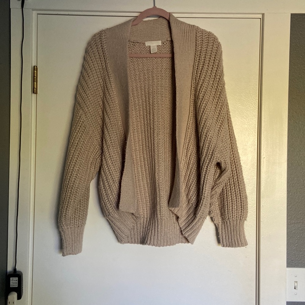 Knit Tan Cardigan